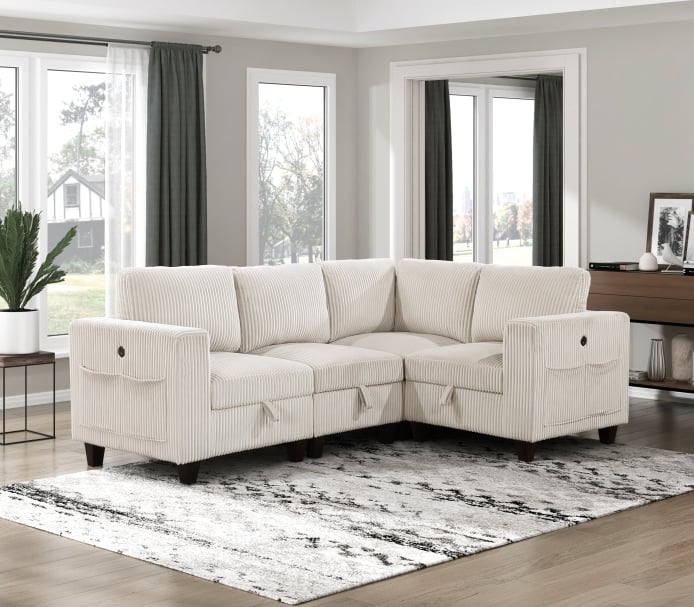 Homelegance Walterboro 4-Piece Sectional