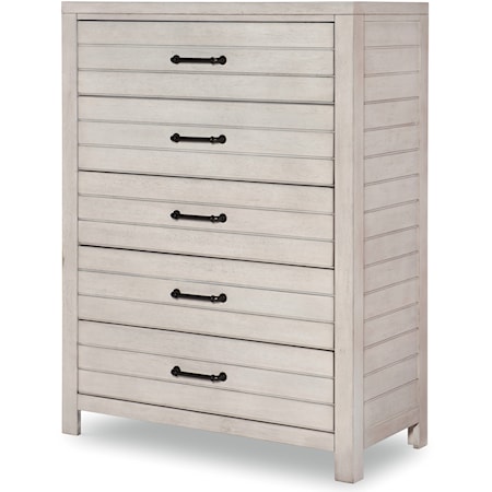 Casual Contemporary 5-Drawer Chest