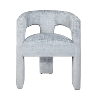 Gwen Upholstered Accent Chair - Blue