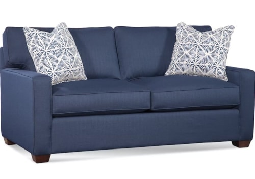 Transitional Loft Sofa with Track Amrests