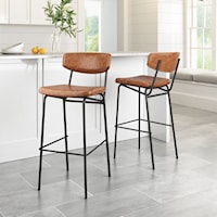 Contemporary Upholstered Barstools