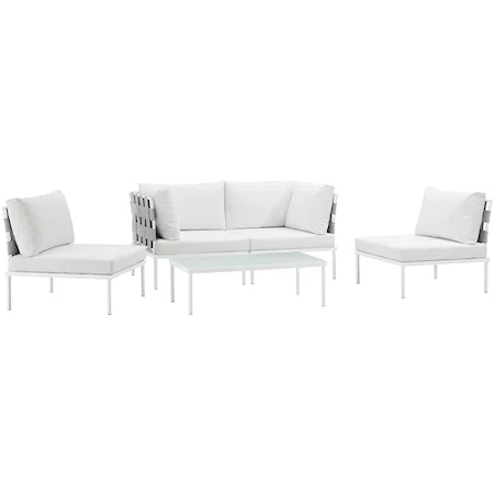 Outdoor 5 Piece Sectional Sofa Set