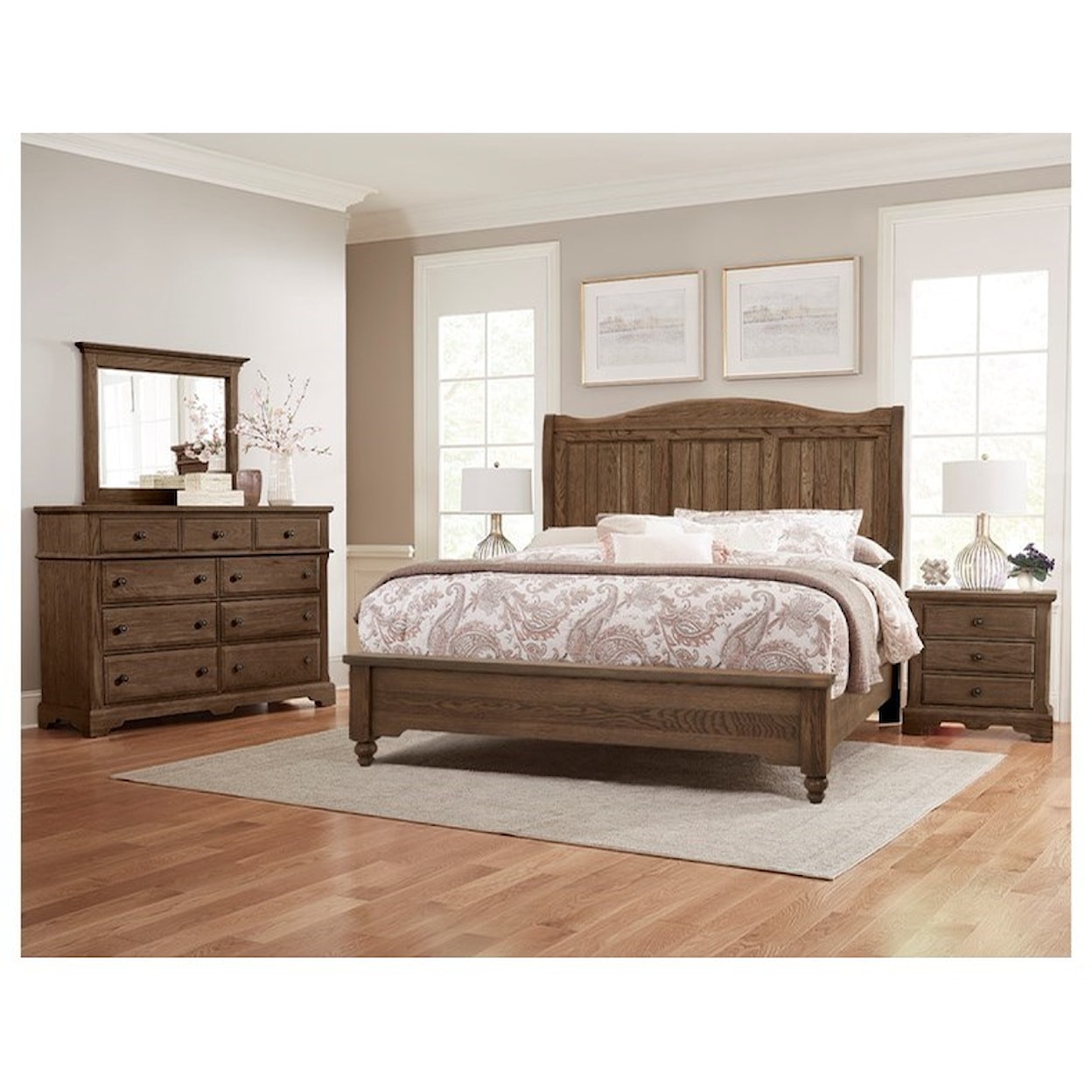 Virginia House Heritage King Low Profile Bed