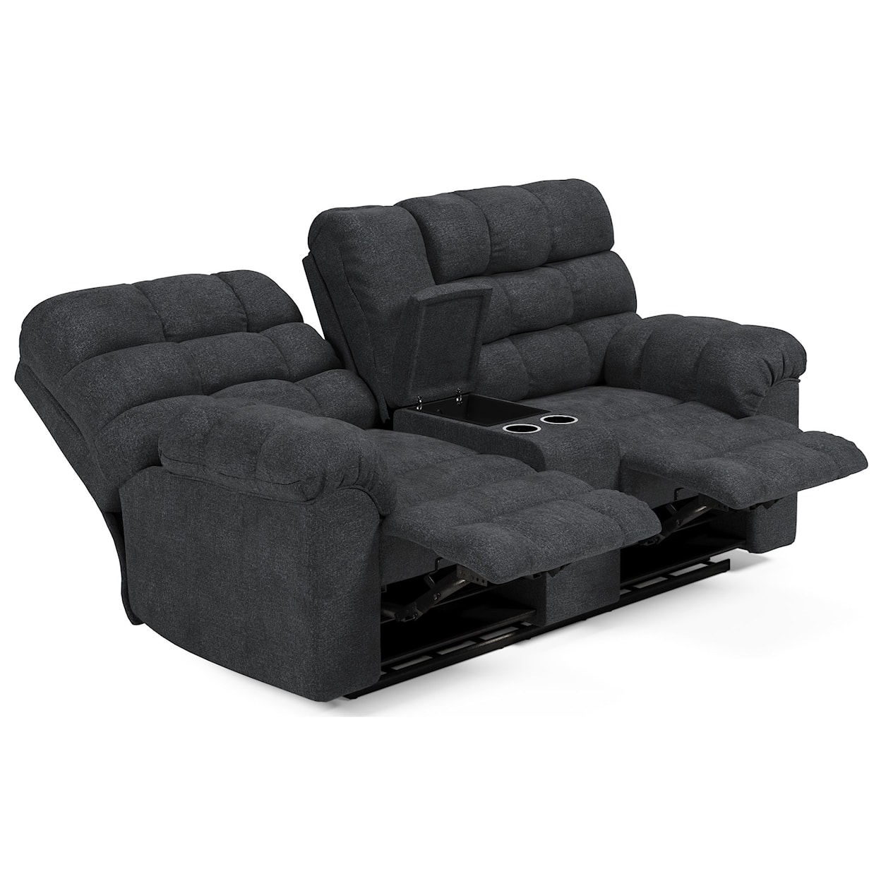 Michael Alan Select Wilhurst Double Reclining Loveseat w/ Console