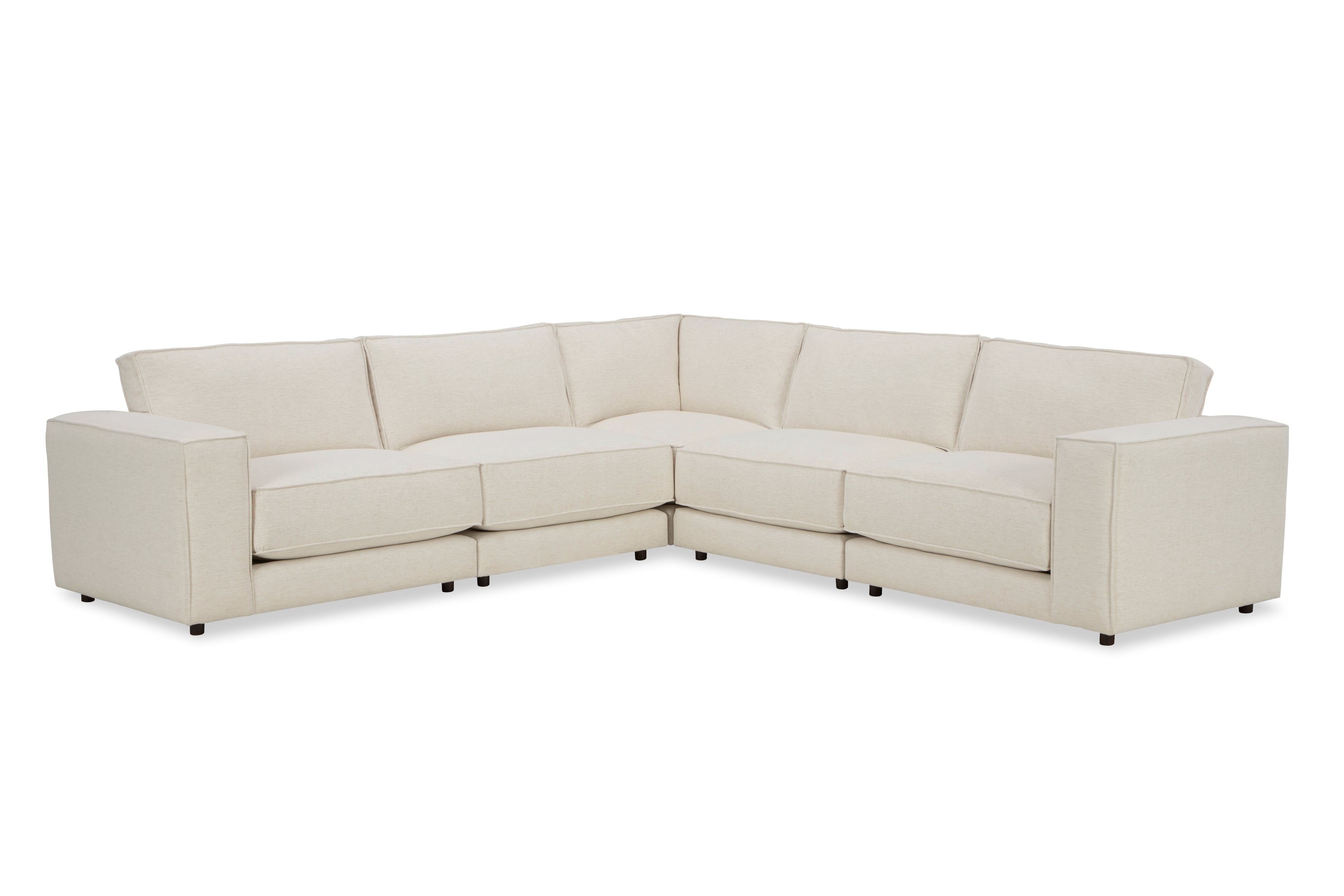 Craftmaster 7348 Modular Sofa with 4 Seats and 1 Ottoman