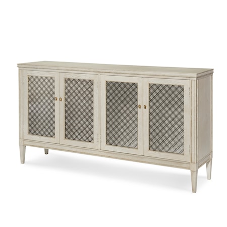 Mesh Front Sideboard