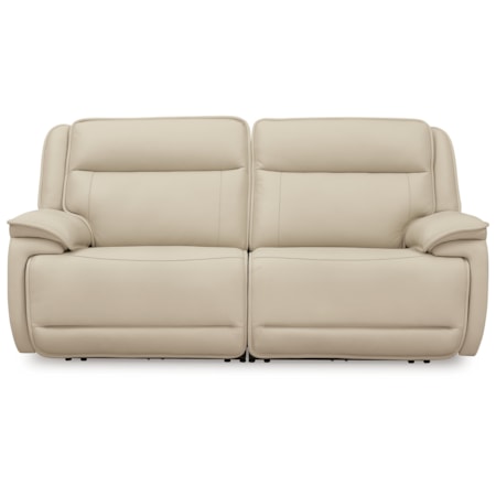2-piece Power Reclining Loveseat Sectional