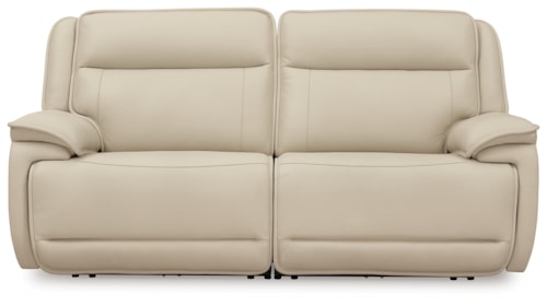 2-piece Power Reclining Loveseat Sectional