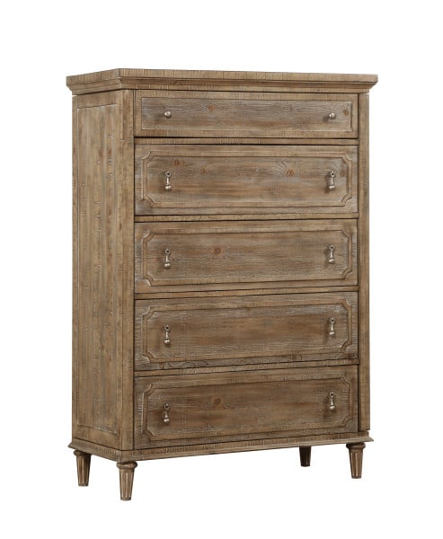 5-Drawer Bedroom Chest with Sandstone Finish