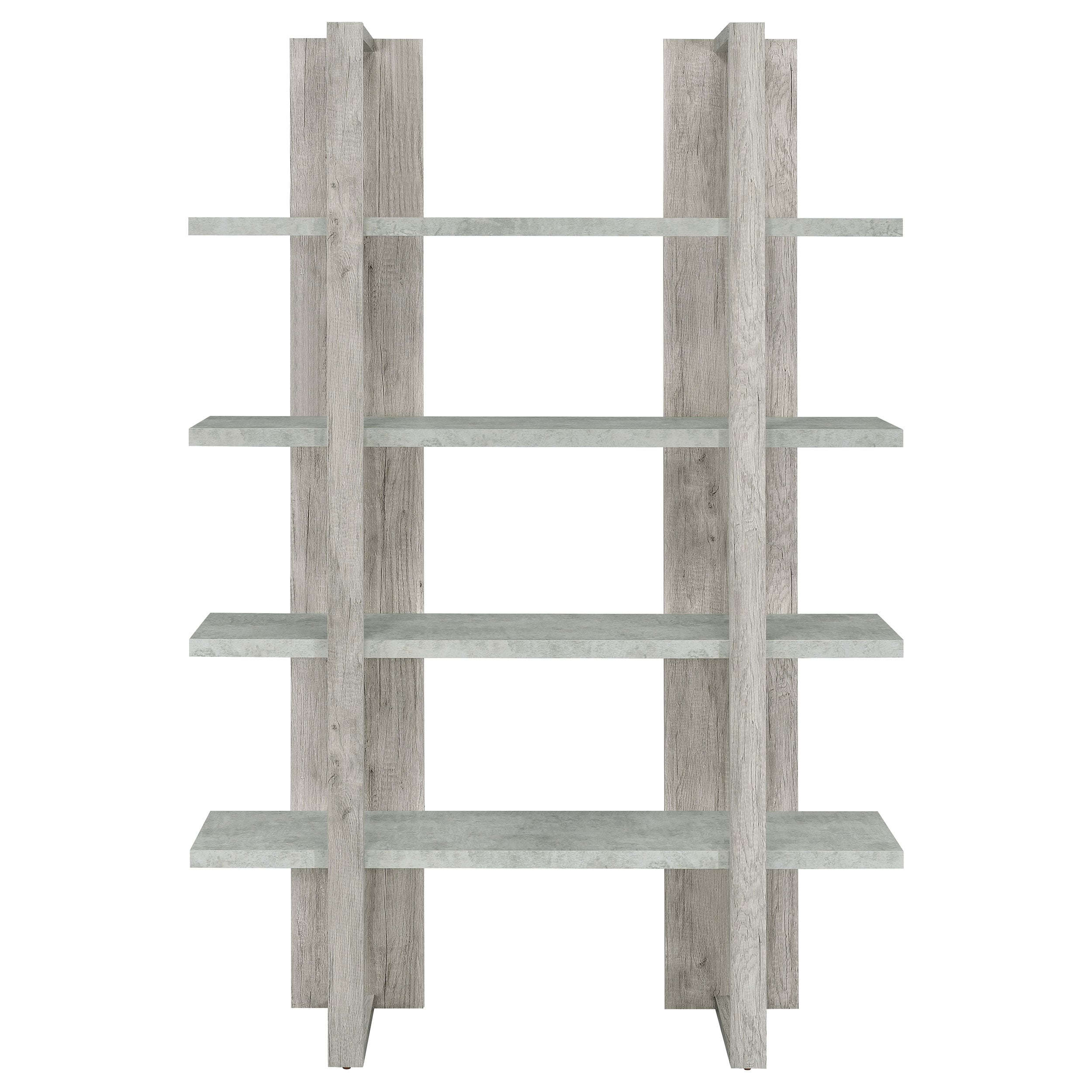 Coaster Danbrook Danbrook 4-shelf Bookshelf and Cement