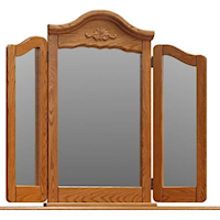 Traditional Tri-fold Mirror