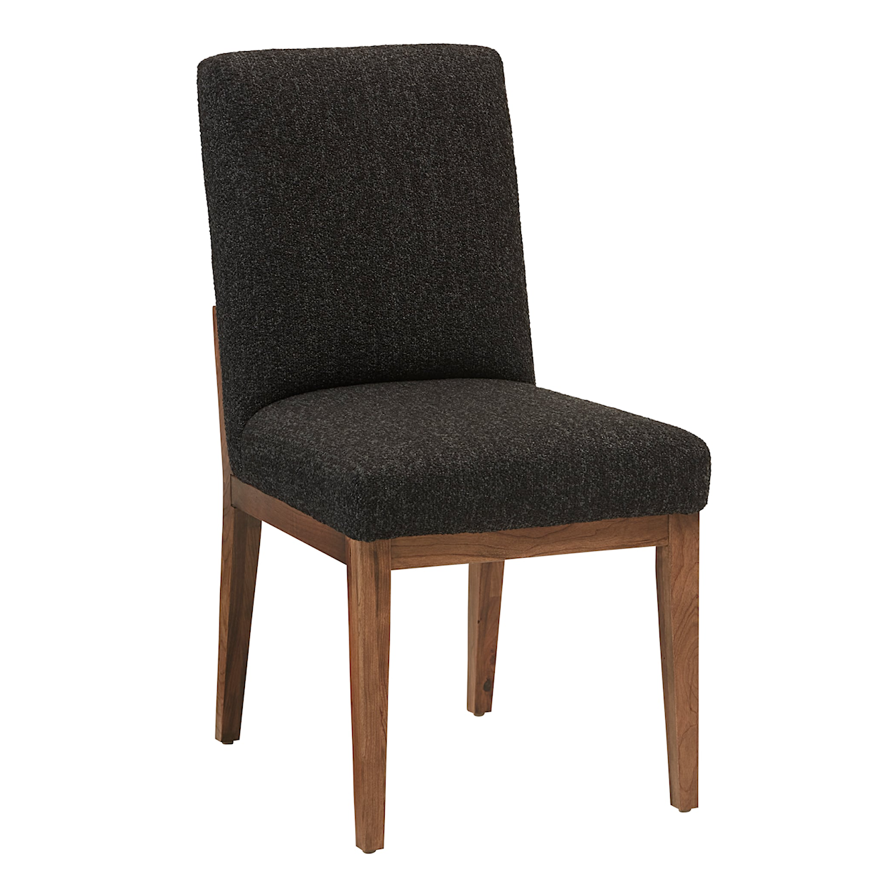 Vaughan Bassett Crafted Cherry - Medium Upholstered Side Dining Chair