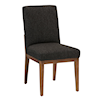 Vaughan Bassett Crafted Cherry - Medium Upholstered Side Dining Chair