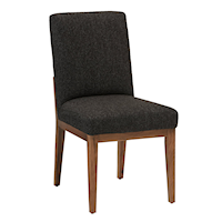 Mid-Century Modern Upholstered Side Dining Chair