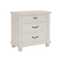Caruso 3-Drawer Nightstand