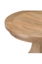 Liberty Furniture Haven Hills Traditional Round End Table with Pedestal Base