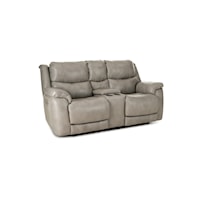 Transitional Zero Gravity Power Loveseat