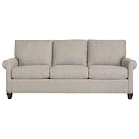 Casual Sofa with Rolled Arms