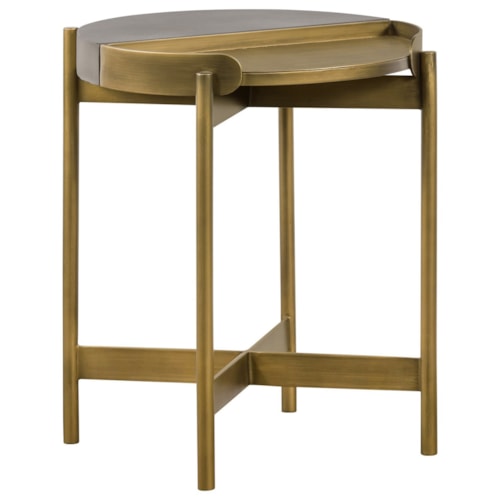 Contemporary Concrete End Table