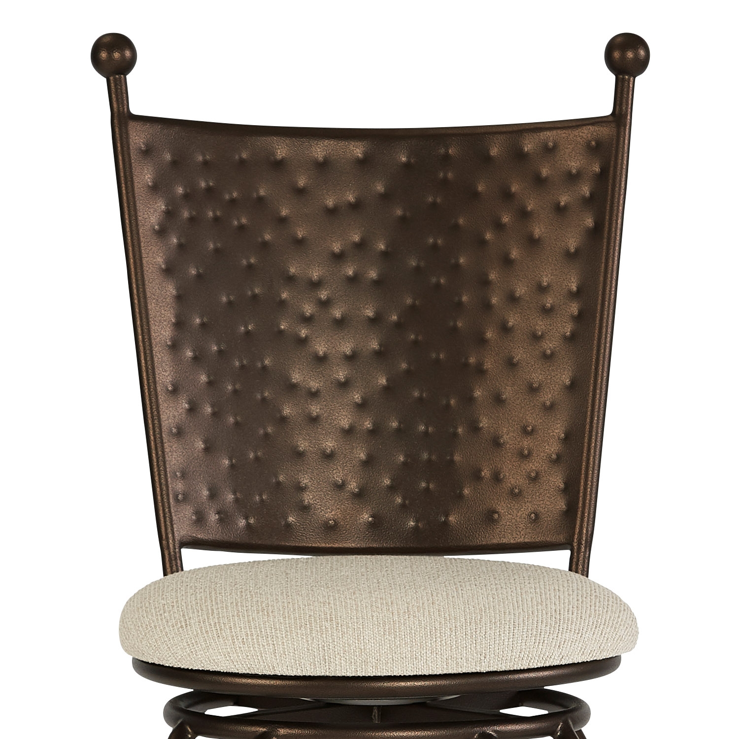 Wesley Allen WOODLAND Swivel With Back, No Arms Barstool