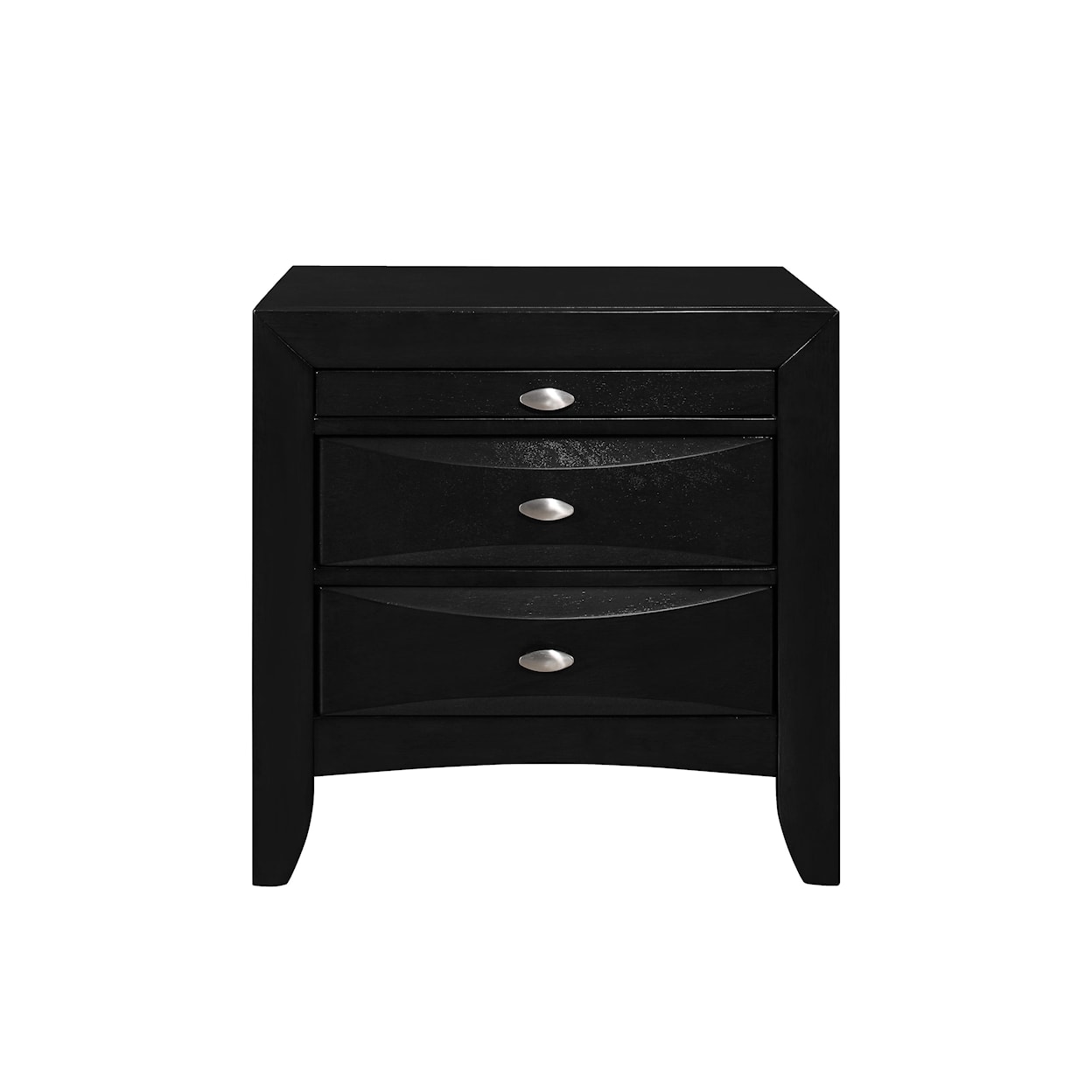 Global Furniture Linda 2-Drawer Nightstand