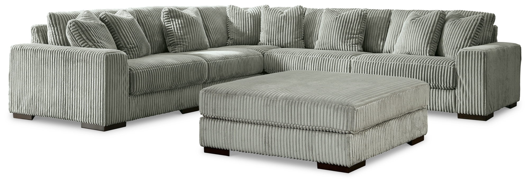 Signature Design by Ashley Lindyn 5-Piece Sectional And Ottoman