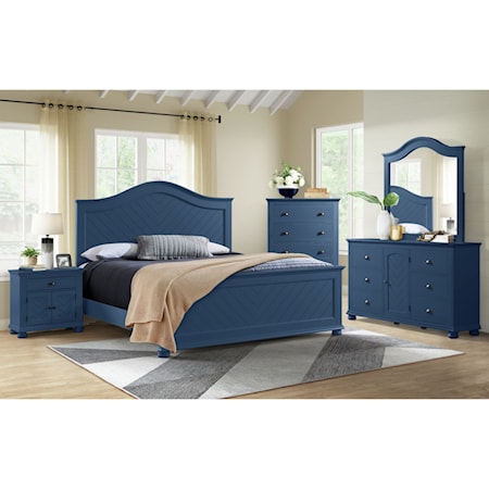 Queen Panel Bed