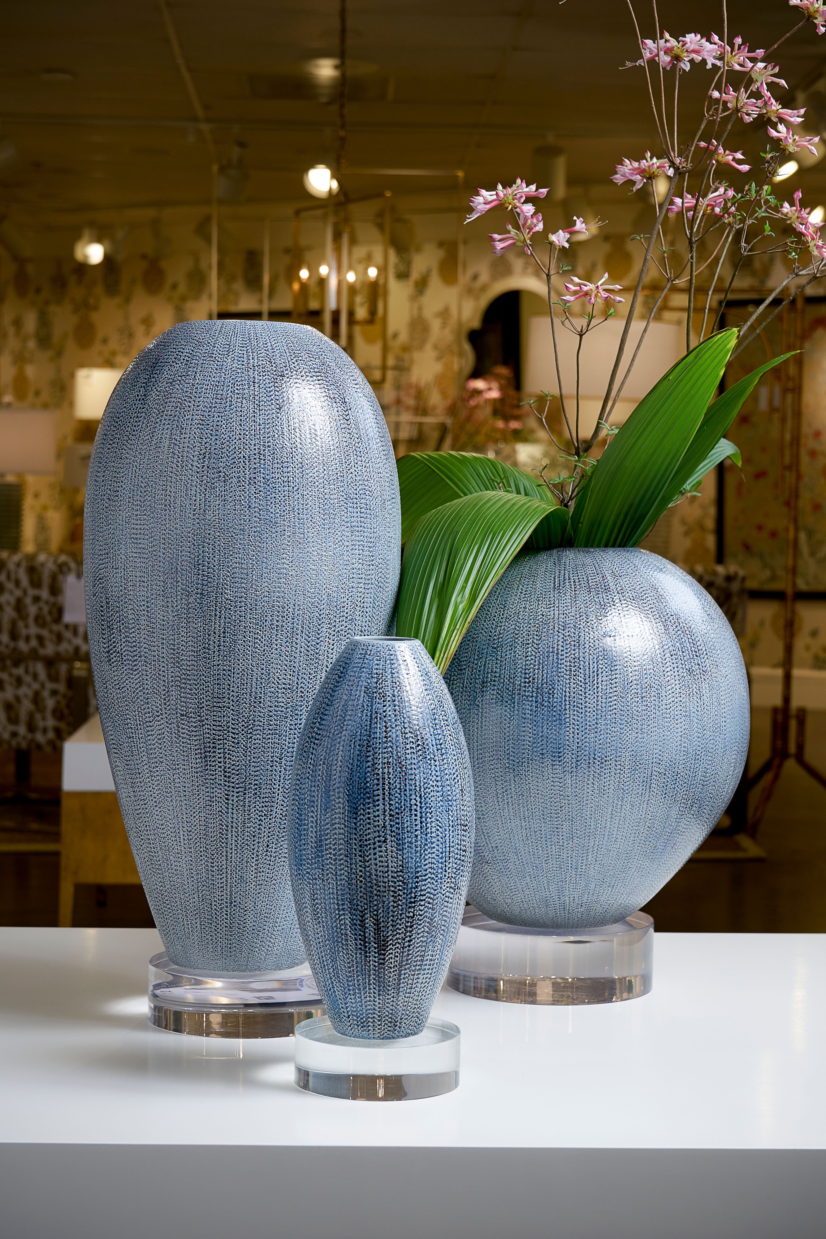 Chelsea House Chelsea House Misc Round Granger Vase - Blue