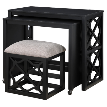 3-Piece Desk with Stool