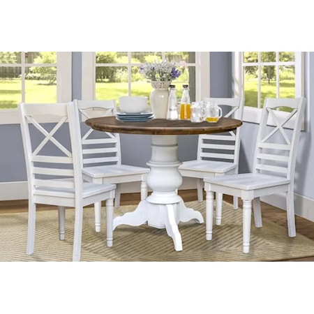 5-Piece Round Dining Set