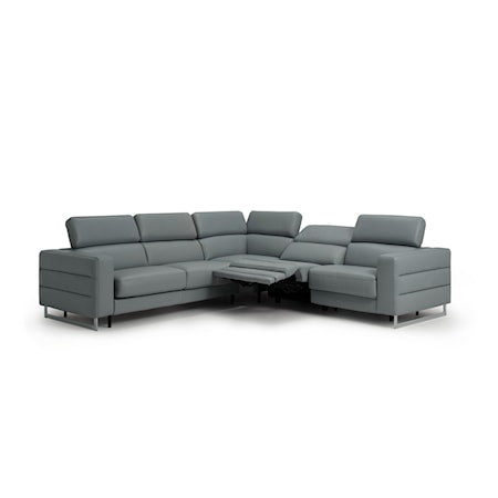 Power Reclining Sectional Sleeper