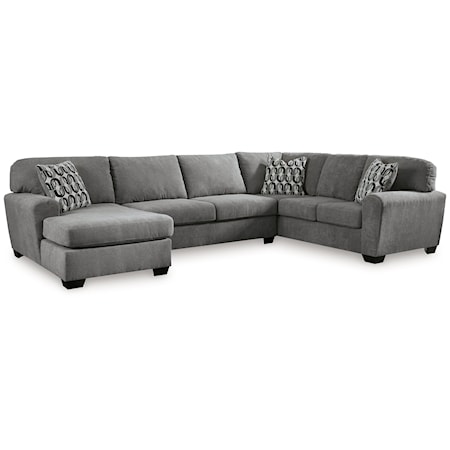 3-Piece Sectional With Chaise