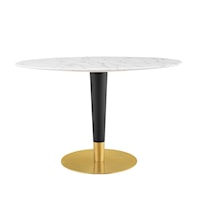 48" Oval Marble Dining Table