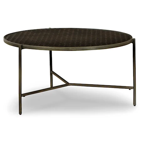 Contemporary Coffee Table with Honeycomb Top