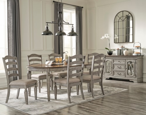 Traditional 8-Piece Dining Set