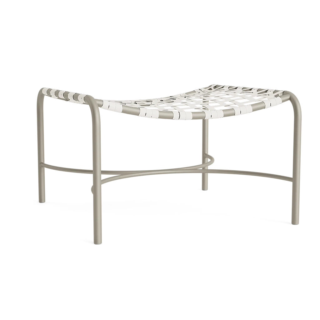 Vinyl Strap Chair Ottoman