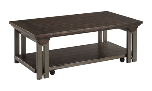 Transitional Rectangular Coffee Table