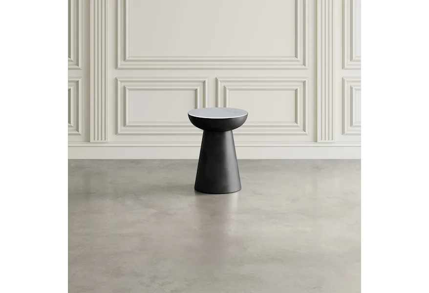 Circularity Round End Table by Jofran at Furniture and ApplianceMart