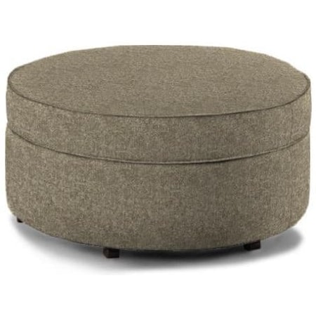 Upholstered Storage Ottoman with Casters