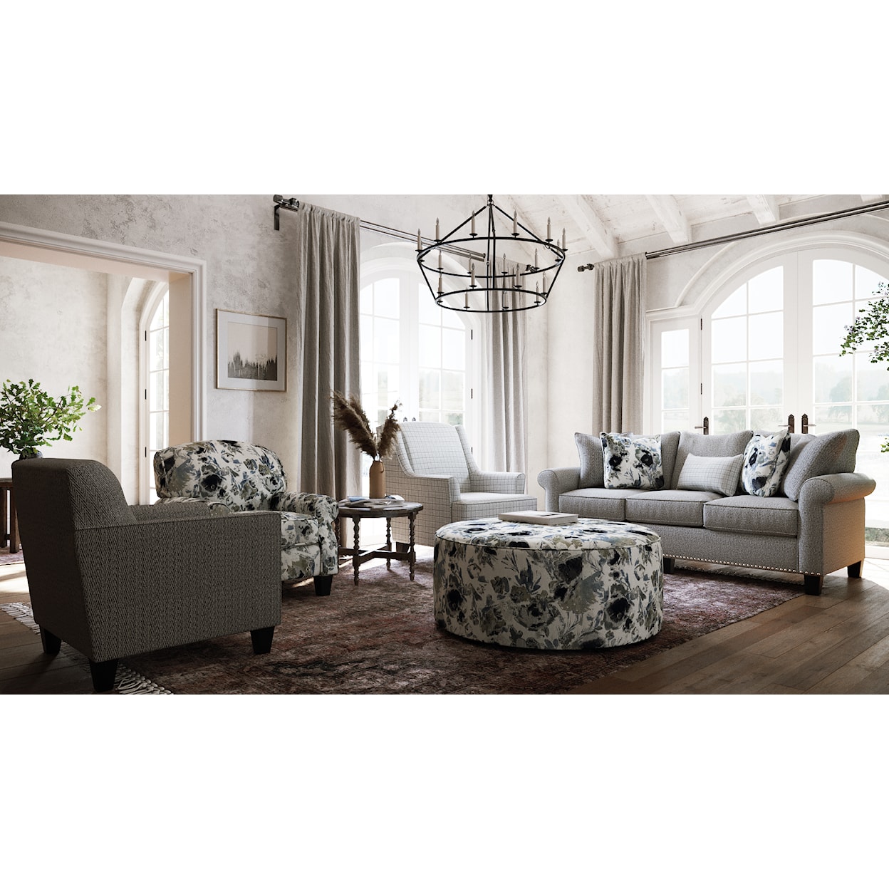 Fusion Furniture 46-00KP GOLD RUSH WICKER Sofa