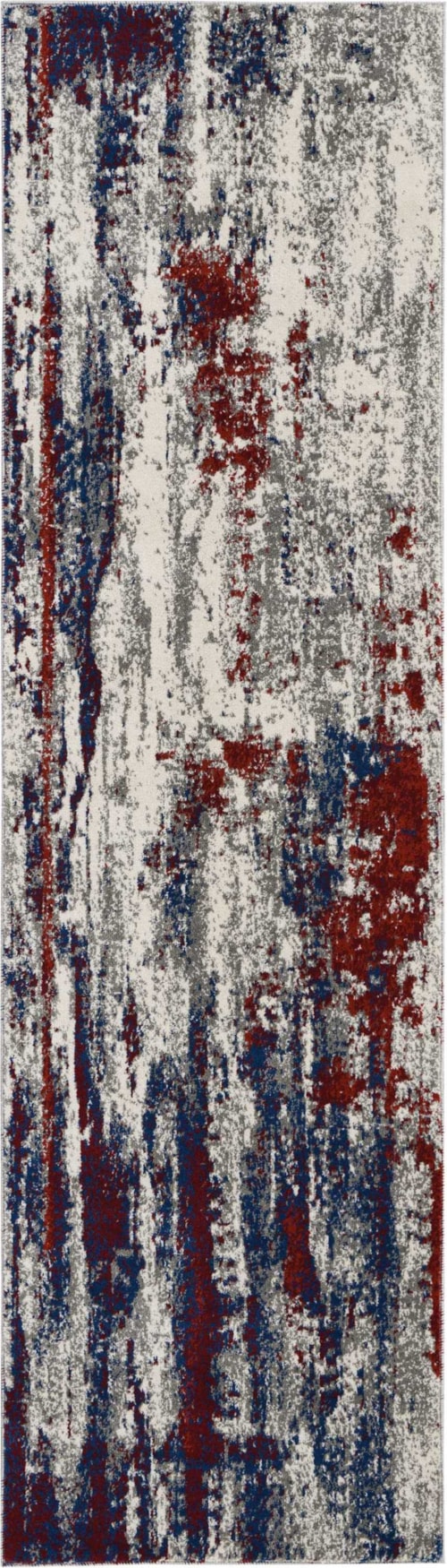 2'2" x 7'6" Multicolor Runner Rug