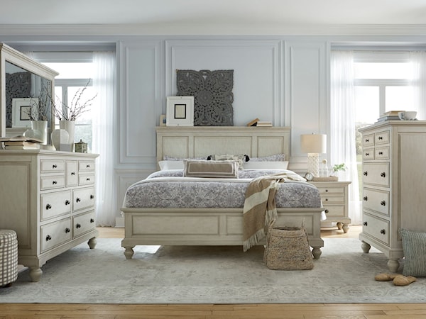 California King Panel Bedroom Set