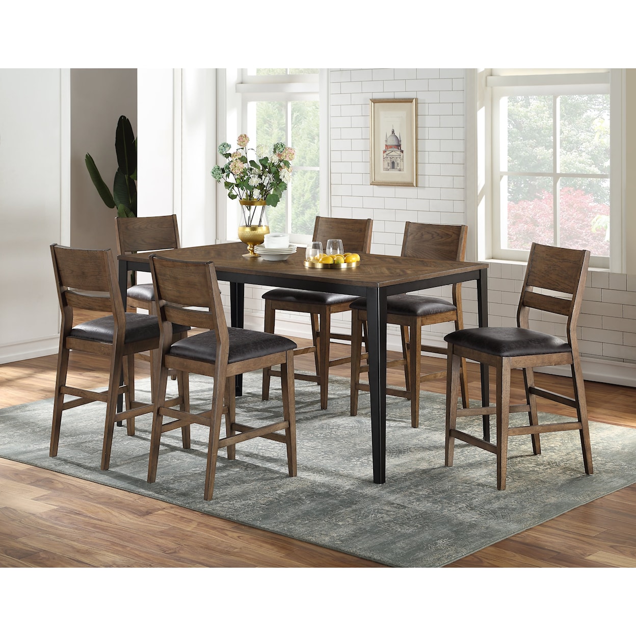 Winners Only Maxwell 7-Piece Counter-Height Dining Set