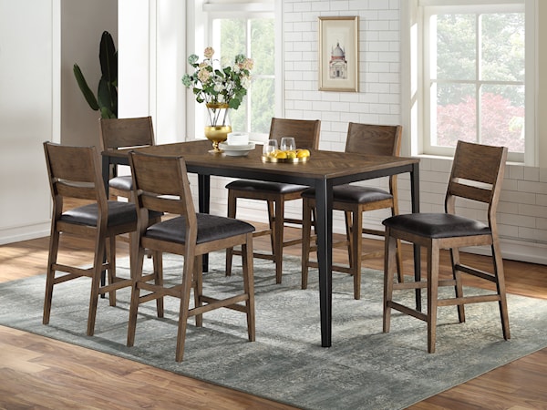 7-Piece Counter-Height Dining Set