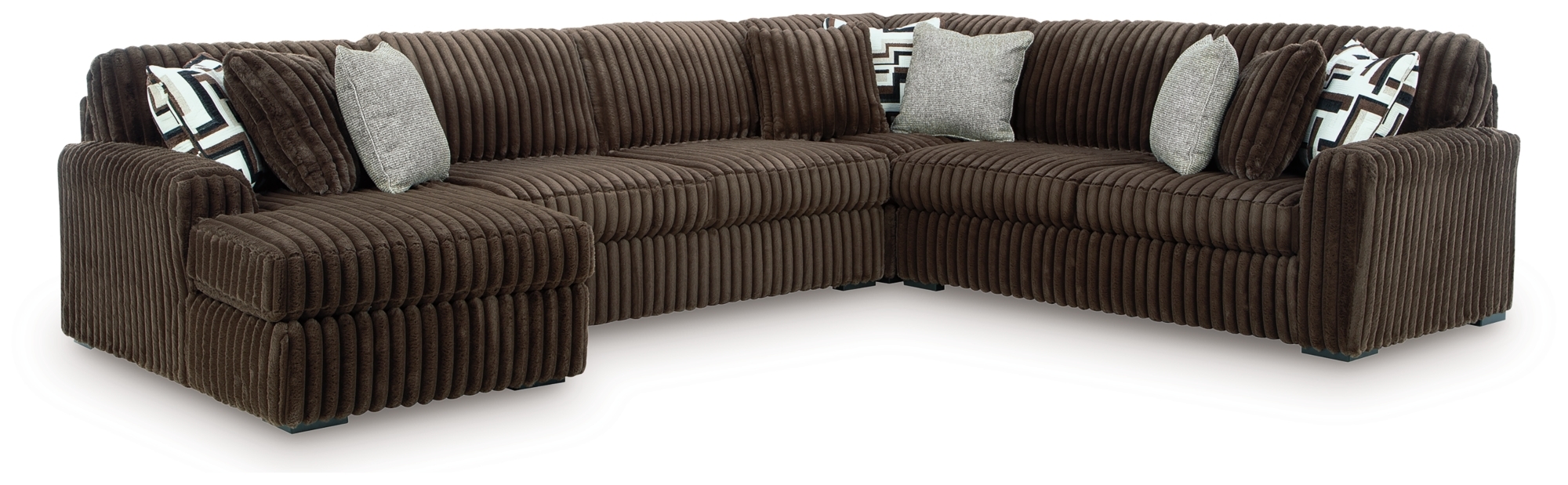 4-Piece Sectional With Chaise