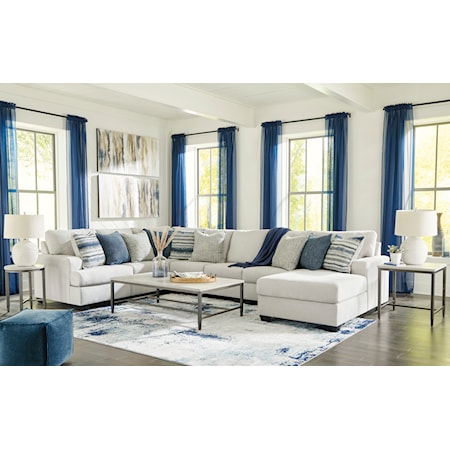 5-Piece Sectional with Chaise