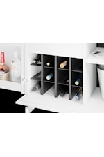 BDI Tanami Contemporary 2-Door Bar Cabinet with Wine Storage