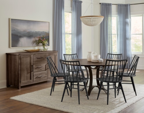 Rustic 8-Piece Dining Set