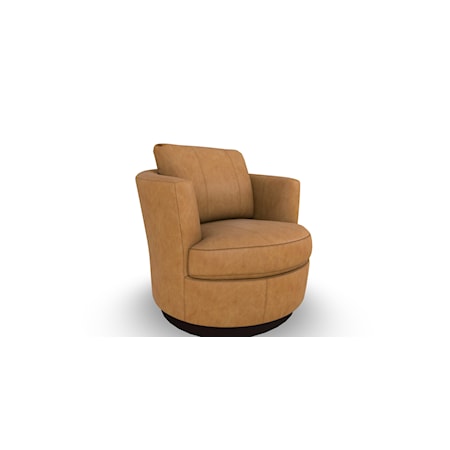 Swivel Barrel Chair