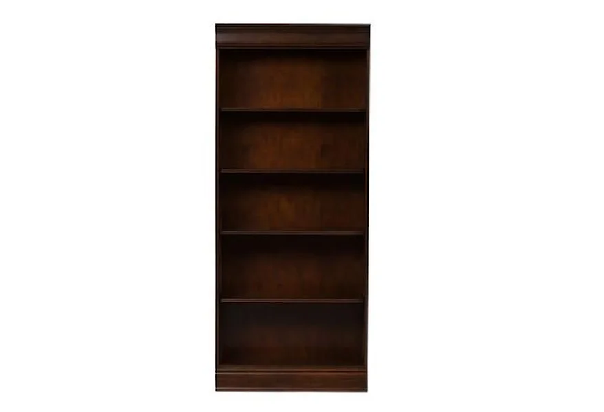Brayton Manor Jr Executive Open Bookcase by Liberty Furniture at Gill Brothers Furniture & Mattress